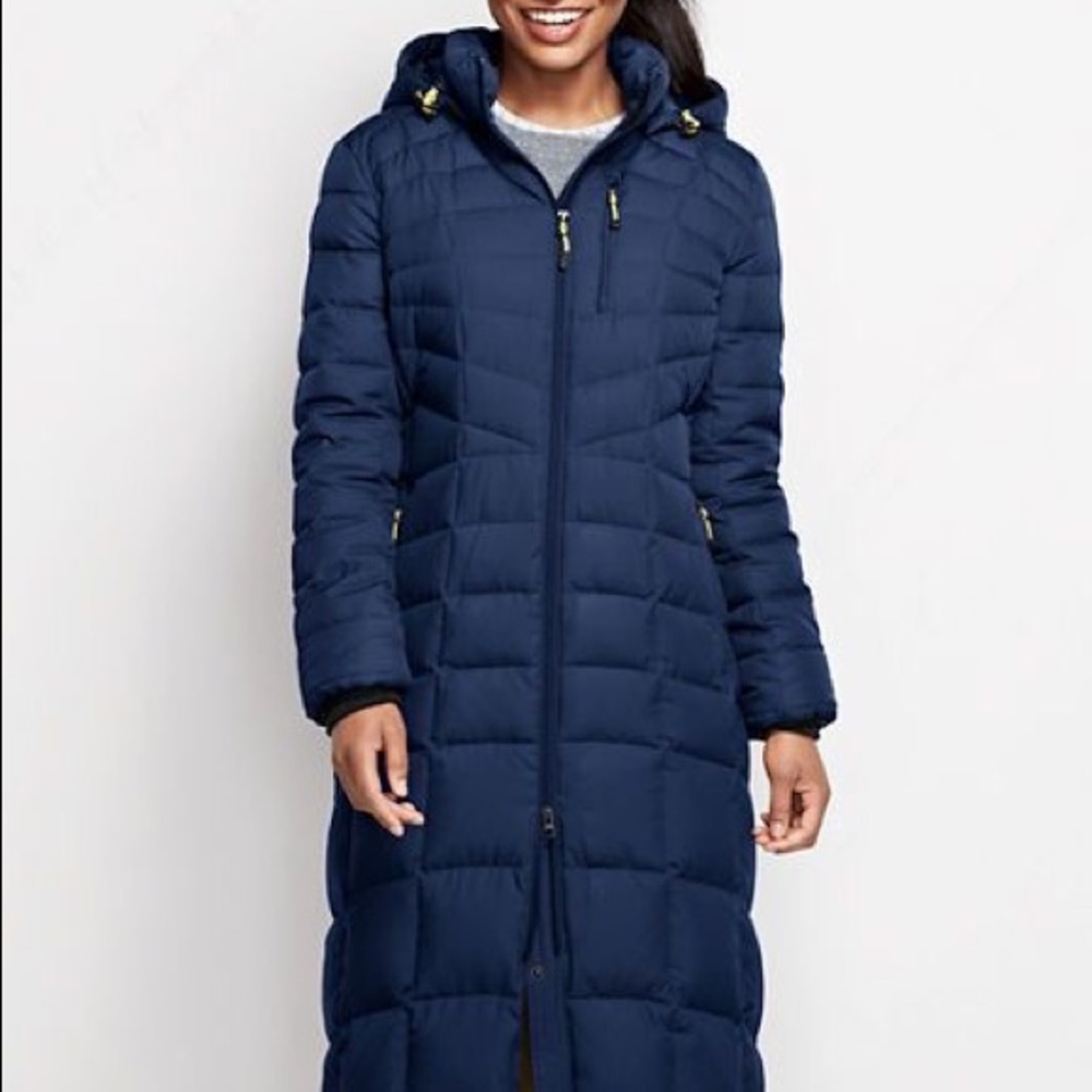 Lands End Stadium Maxi Down Coat